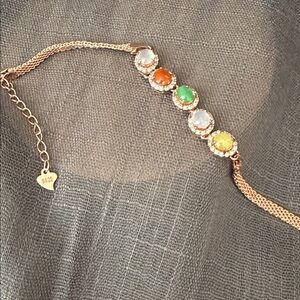 Chic Multicolor Gemstone Bracelet
